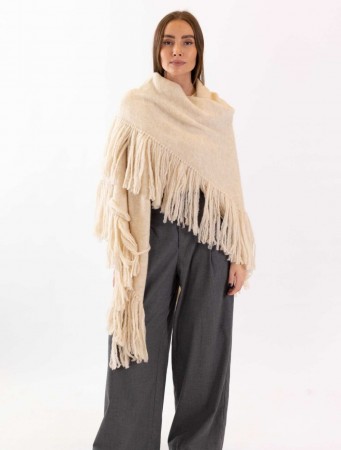 Dehn Design Daisy Daisy Basic sjal lys beige - kommer i november og kan reserveres