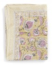 Linen Tablecloth - Pomegranate - Yellow & Rose - 150x230cm- Kommer i mars og kan reserveres.   thumbnail