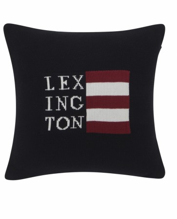 Lexington Flag Knitted Sham Dark blue