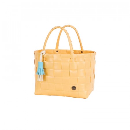 Mini Paris - Mini Shopper fat strap with contrast PU tassel-113 golden yellow