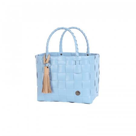Mini Paris - Mini Shopper fat strap with contrast PU tassel-45 faded blue