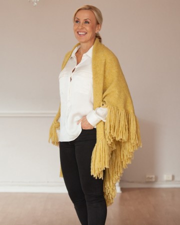 Dehn Design Daisy sjal - gult