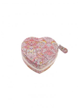 Jewelry box heart mw Liberty Strawberry pink 