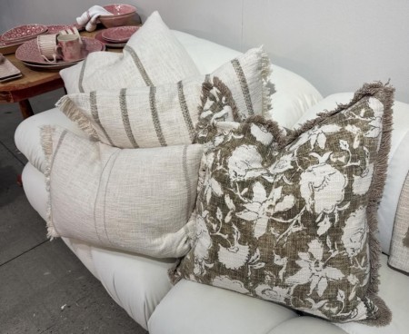 Mille Moi Putetrekk Simplicity Flower Dark Green 60x60 