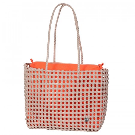 Maze - Leisure bag color caffé latte fat strap size L with inner bag with zip closure