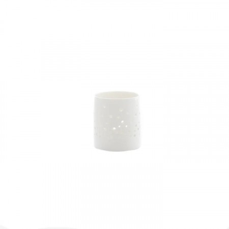 sögne hvit t-lysholder dots small  