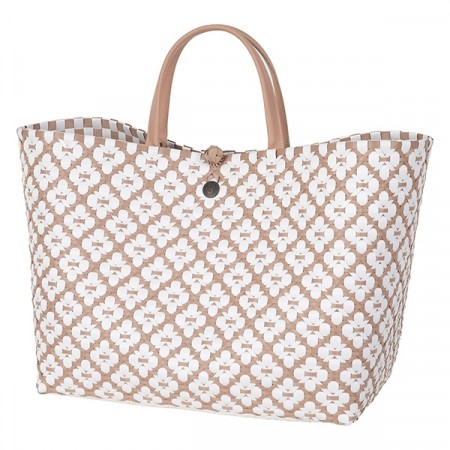 Motif Bag marsala with  white pattern -copper blush