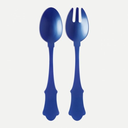 Salatbestikk i akryl Honorine Lapis Blue    