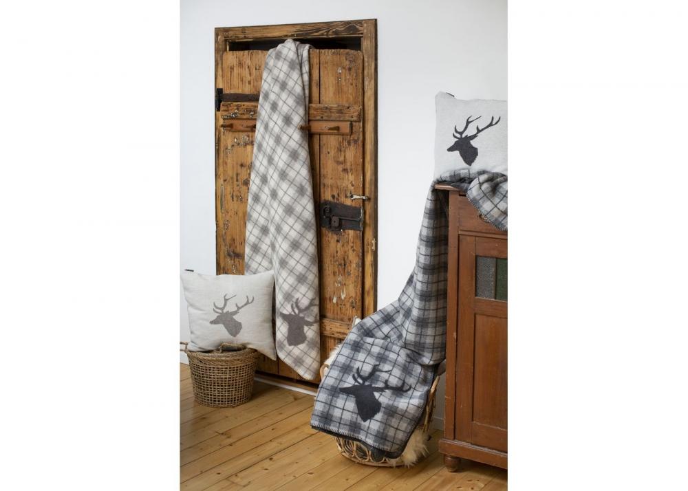 Savona Fleeceteppe Hjort Beige