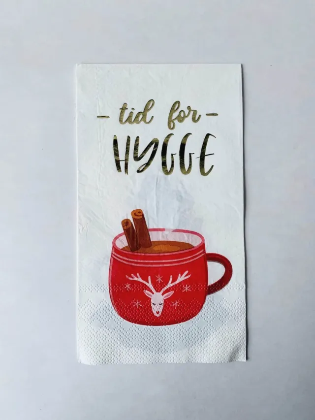 Serviett tid for hygge 33×40 Cm