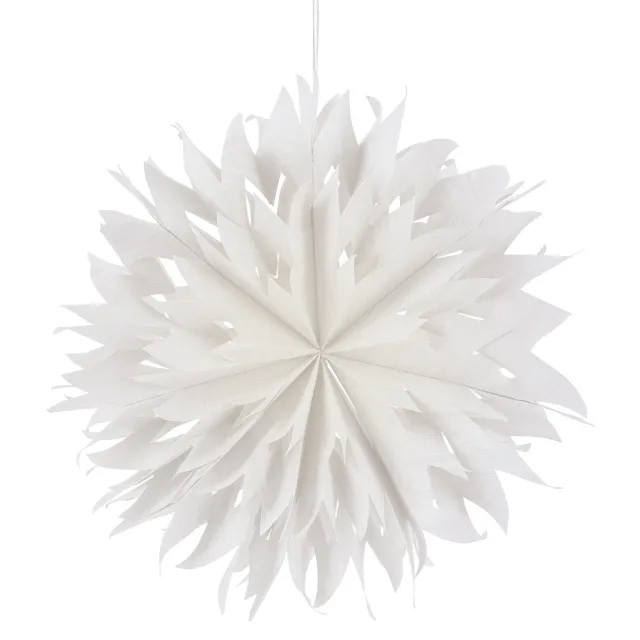 Julestjerne led-lys hvit  -30 cm