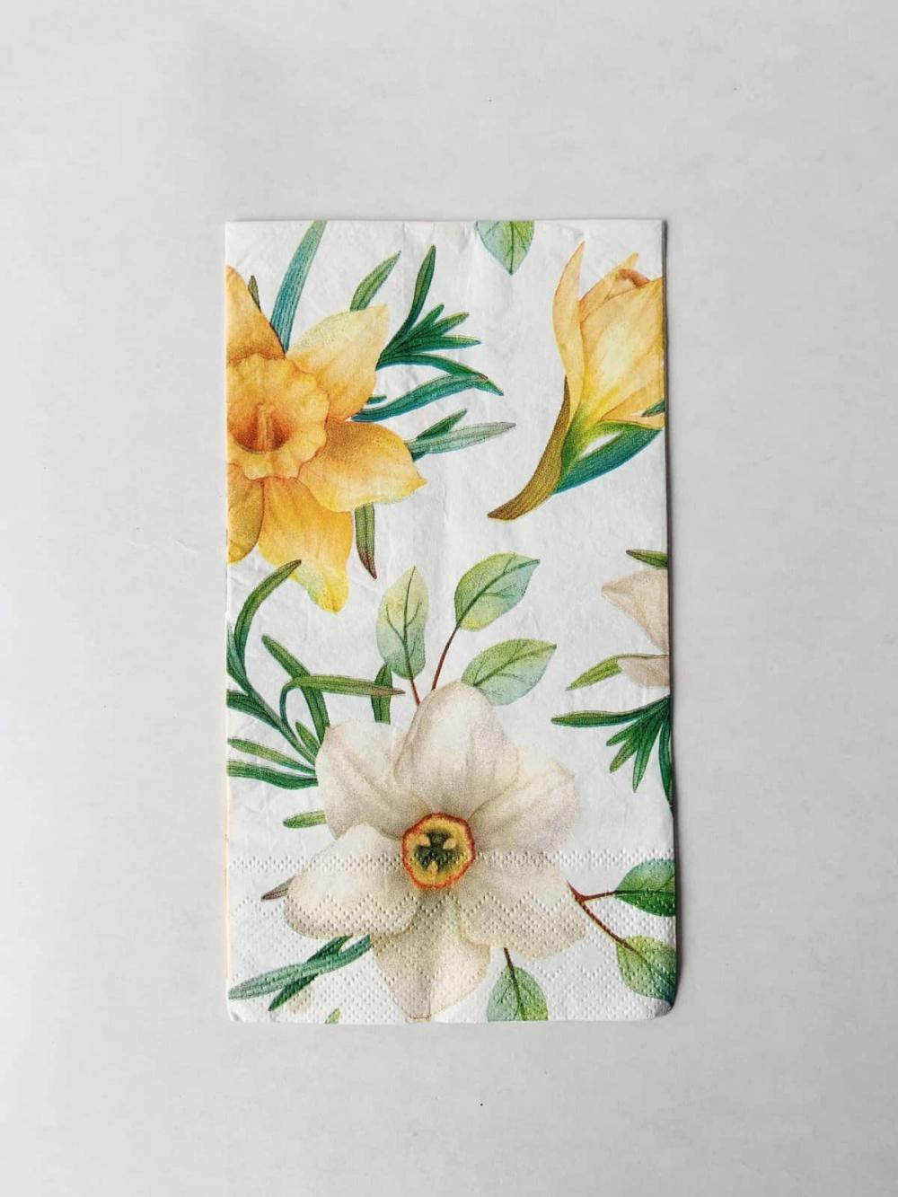 Serviett Påskeliljer 33×40 Cm