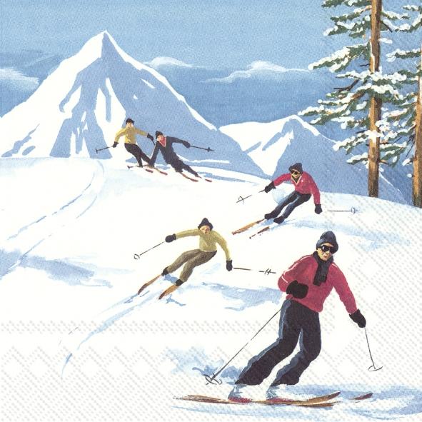 Aprés Ski Lunsj servietter 33x33 cm