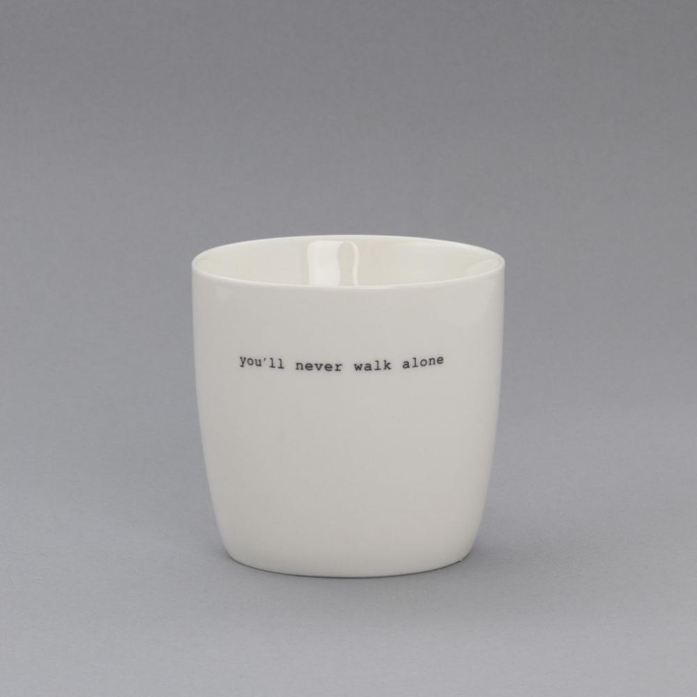 Søgne krus "you´ll never walk alone"