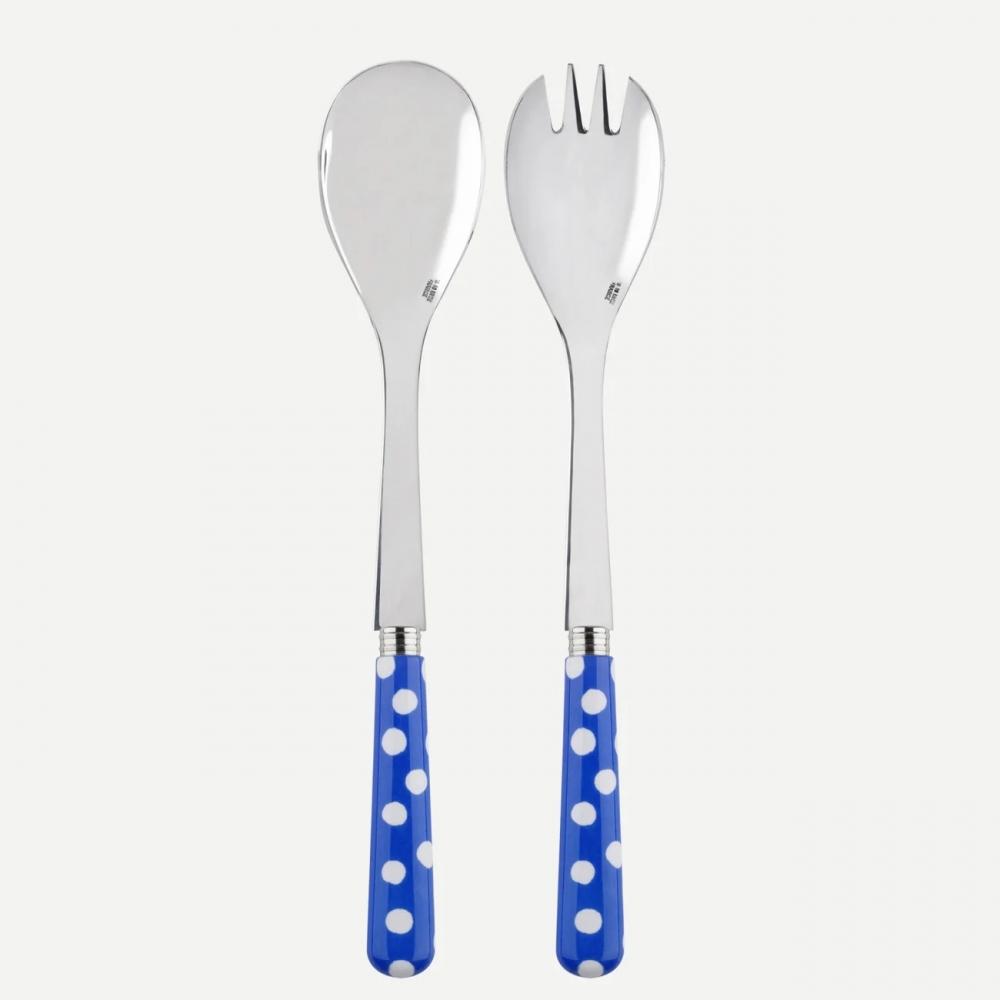 Salatbestikk Paris  White Lapis Blue