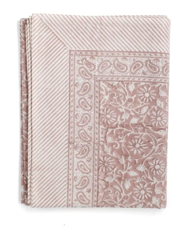 Chamois Tablecloth - Margerita - Fuchisa Rose - 170x270cm 3001