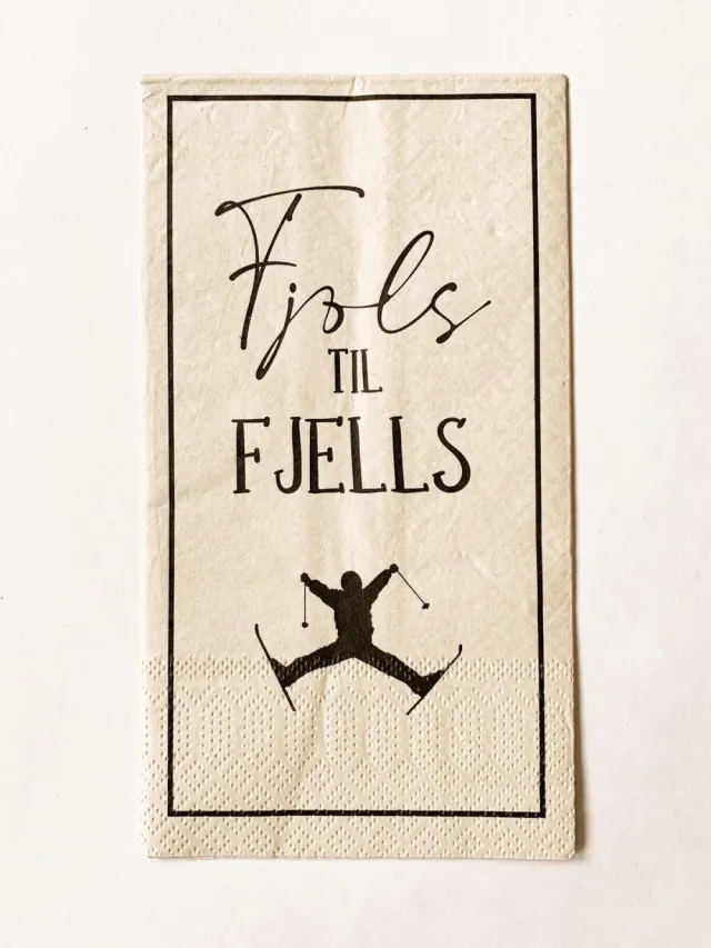 Servietter Fjols til Fjells 33x40 cm