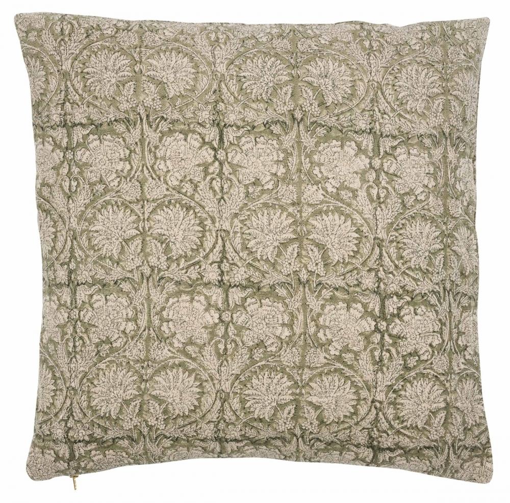 Linen Cushion - Paradise - Green - 50x50cm 2228