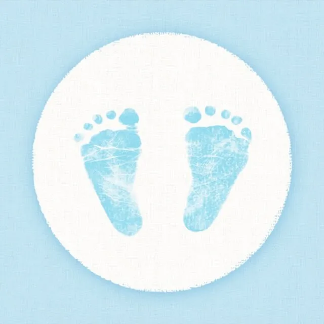 Serviett dåp og navndag Baby Steps Boy 33x33 cm