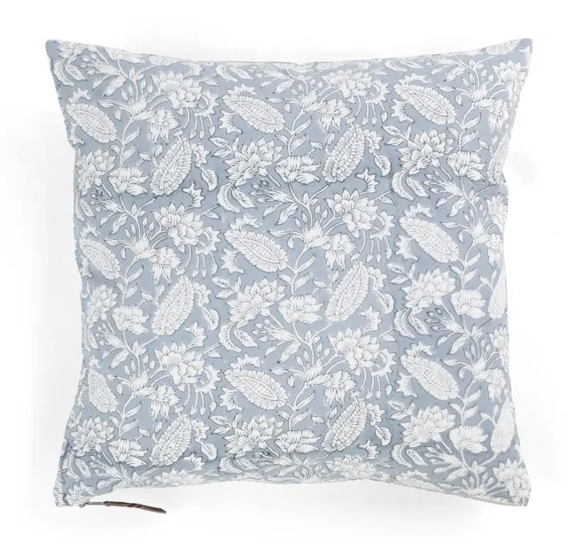 Chamois Cushion - Jodhpur - Dusty Blue - 50x50cm 3577