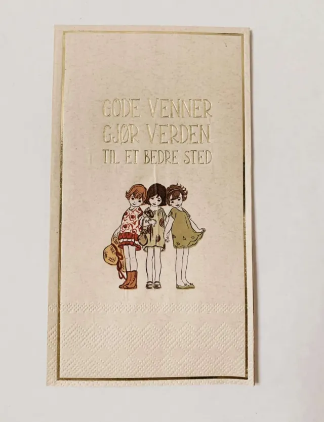 Gode Venner Lunsj Servietter