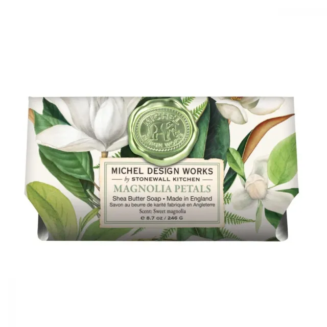 Michel Design Works MAGNOLIA PETALS LARGE BATH SOAP BAR