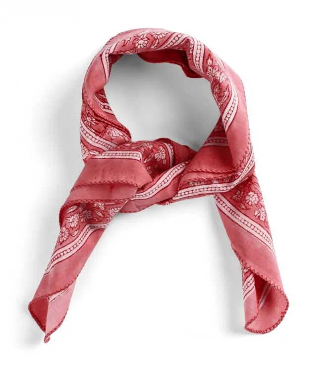 Chamois Bandana - Margerita - Summer Red - 65x65 cm