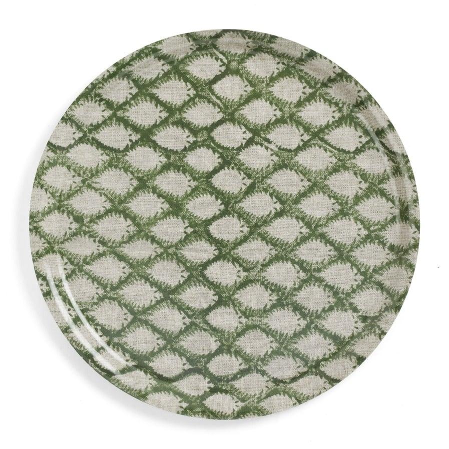 Tray - Cypress - Green - round 31cm 3480