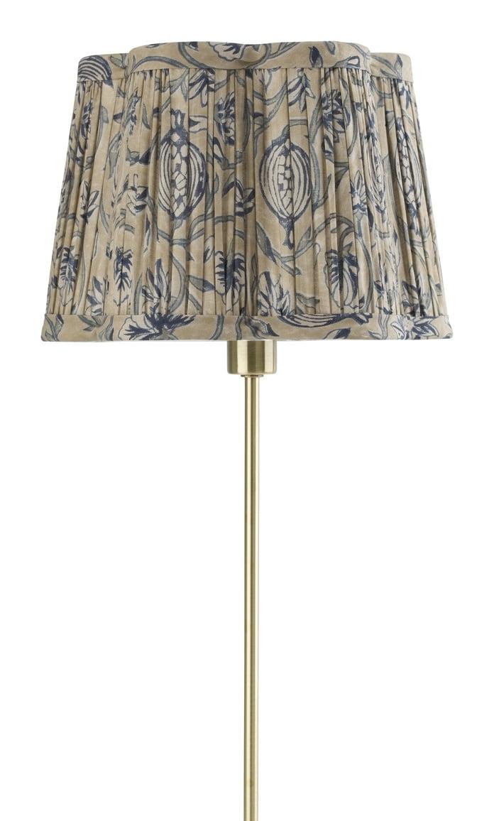 Lampshade Scallop - Tangier Pomegranate - Beige/Blue - 35 cm 3486