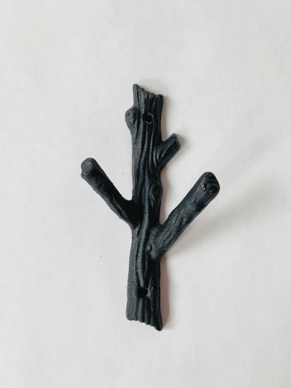 Knagg støpejern gren 10×20 cm