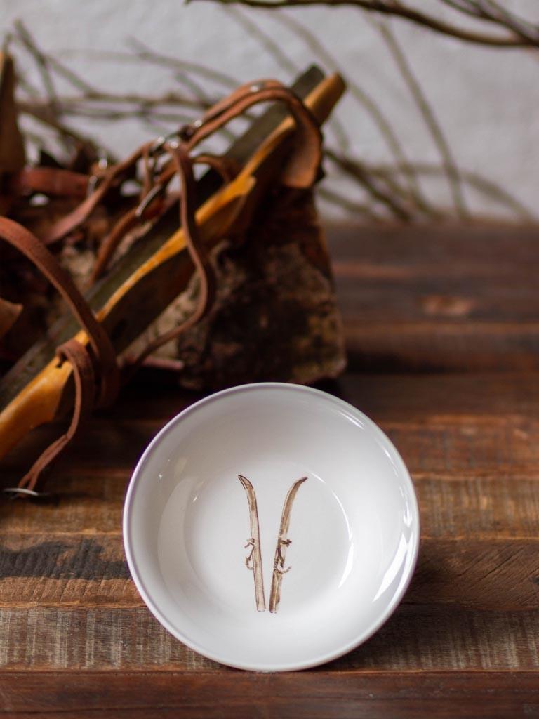 Ski suppetallerken 16,5 cm