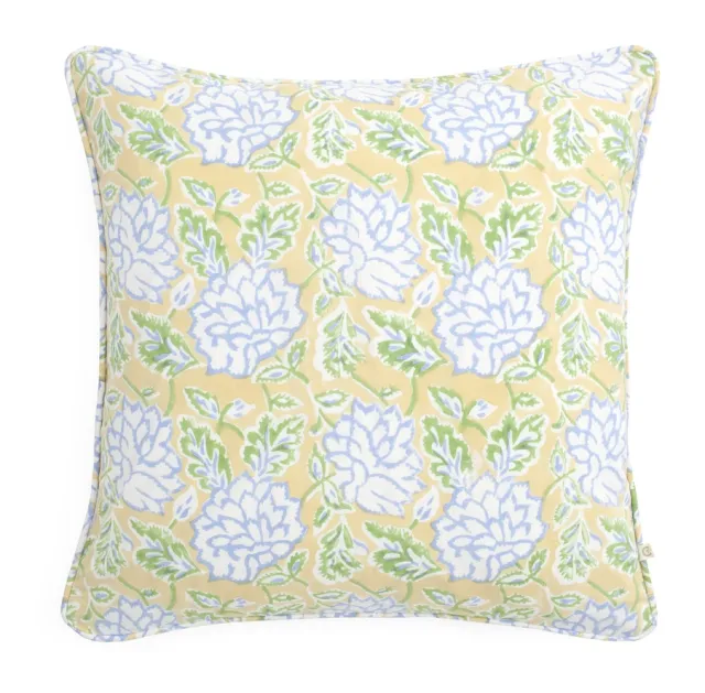 Chamois Cushion - Dahlia - Yellow & Green - 50x50cm 3870 u/innmat