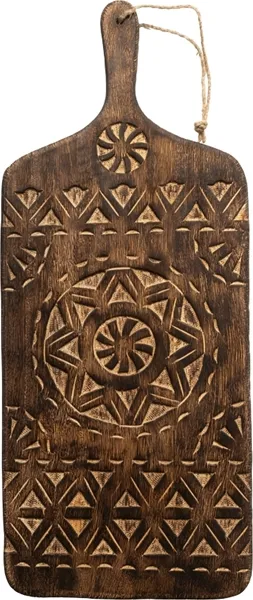 Trefjøl Mangotre Mørk Brun (60x24,7 cm)