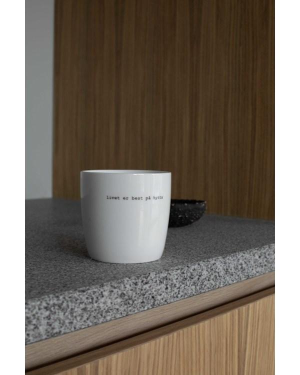 Sögne Home Kopp "Livet er best på hytta"