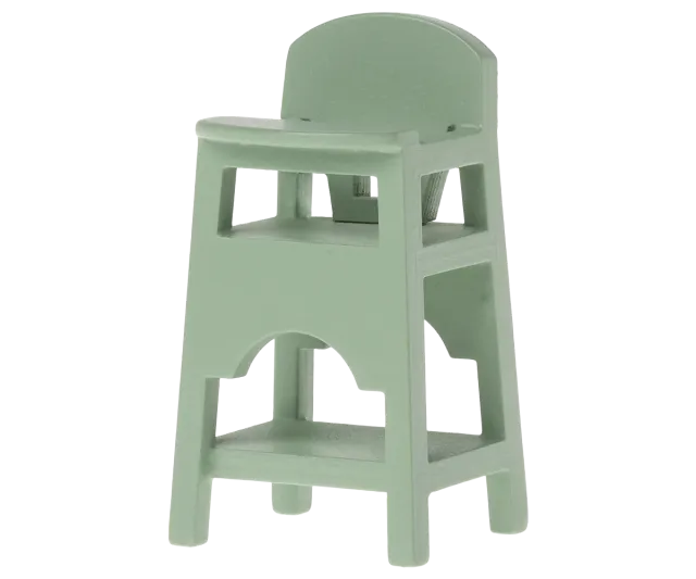Maileg High chair, Mouse - Mint
