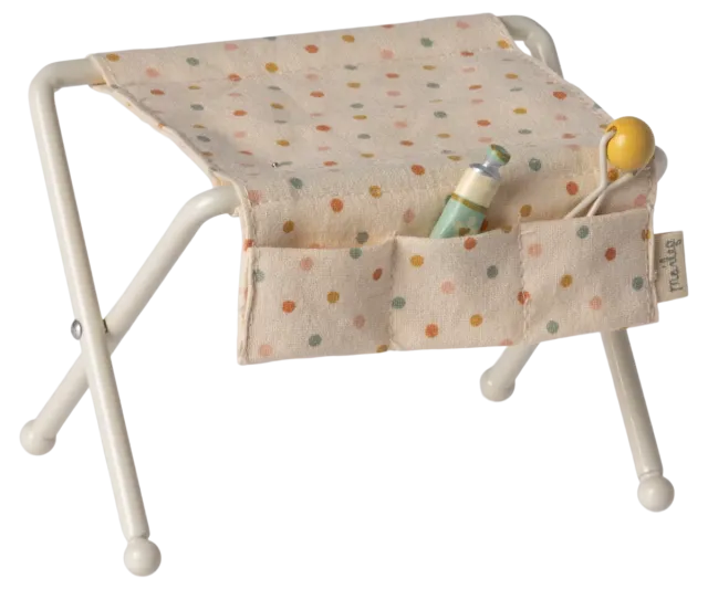 Maileg Nursery table, Baby mouse - Off white