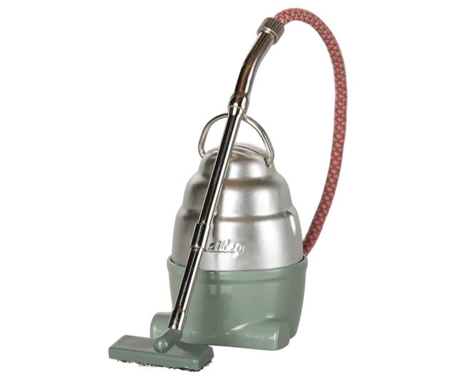 Maileg Vacuum cleaner, Mouse - Dark mint