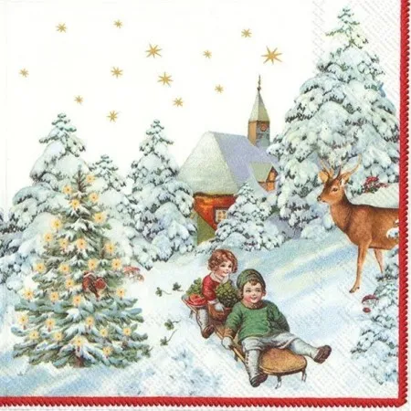Snowy Holidays serviett lunsj  Villeroy & Boch