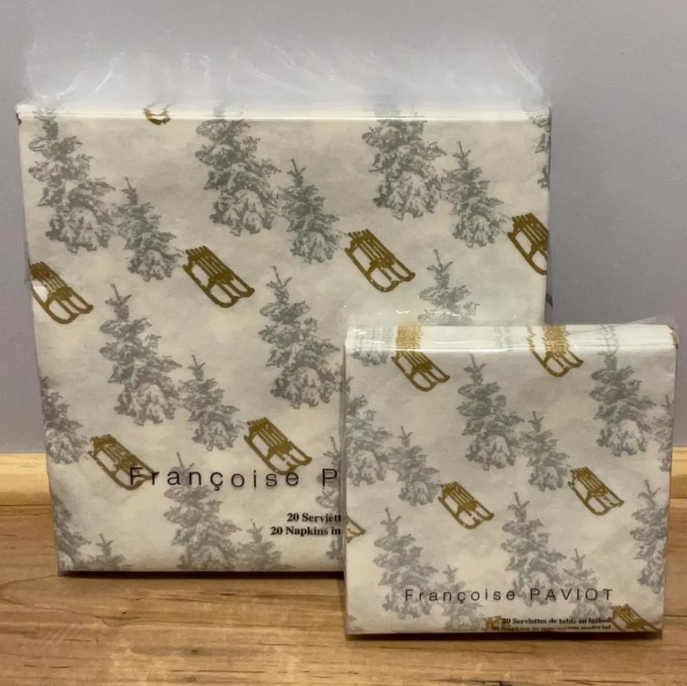 Servietter fra Paviot med kjelke