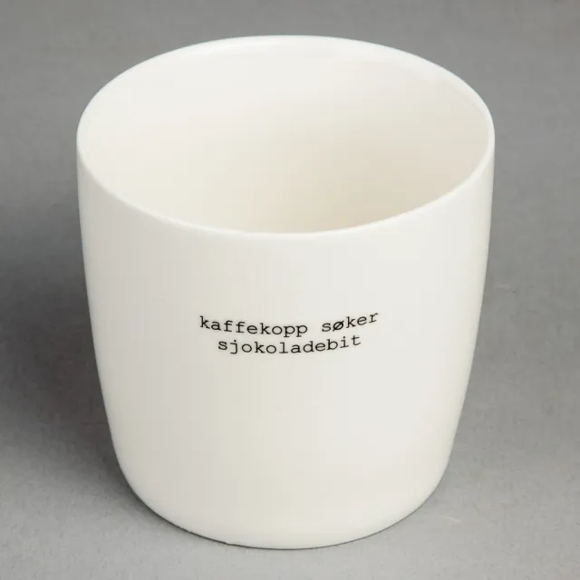 Sögne Home Kopp "Kaffekopp søker sjokoladebit"
