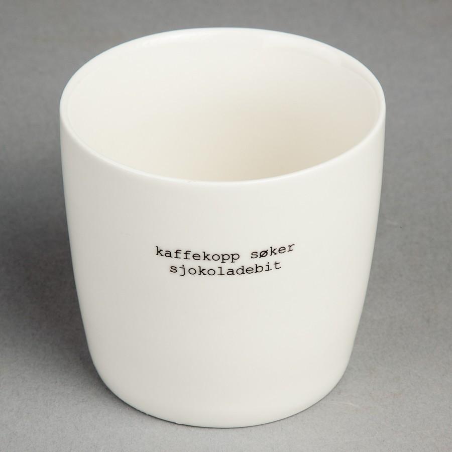 Sögne krus          "Kaffekopp søker sjokoladebit"