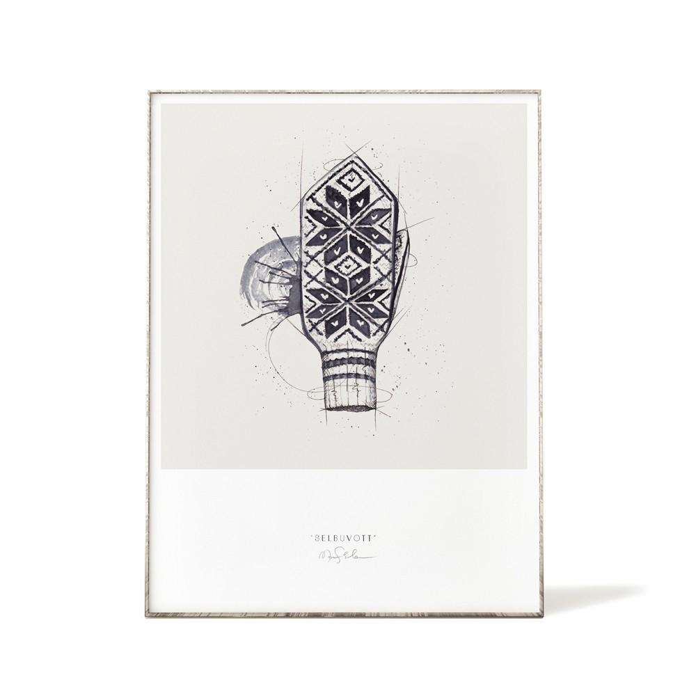 Kunsttrykk  30x40 cm "SELBUVOTT"