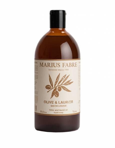 Marius Fabre Aleppo Oliven Laurbær Håndsåpe Refil 1 Liter